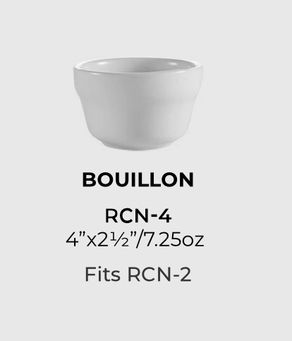 CLINTON ROLLED EDGE DINNERWARE ( RCN-4 Bouillon)