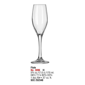 PERCEPTION STEMWARE 3096 Flute, 5¾ oz