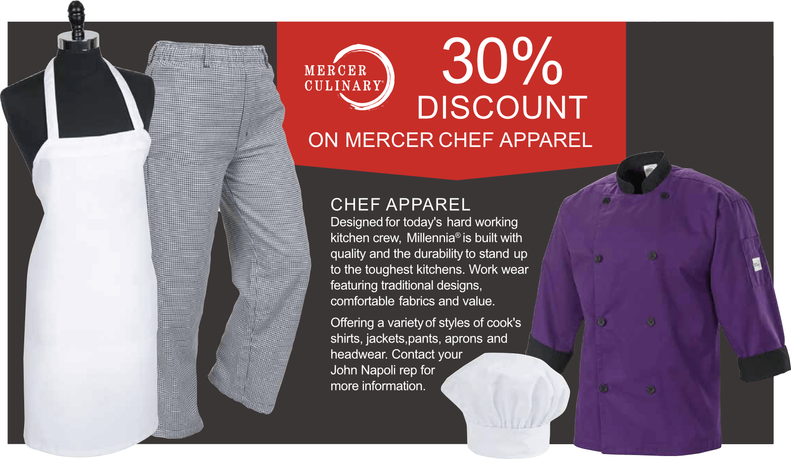 MERCER CHEF APPAREL